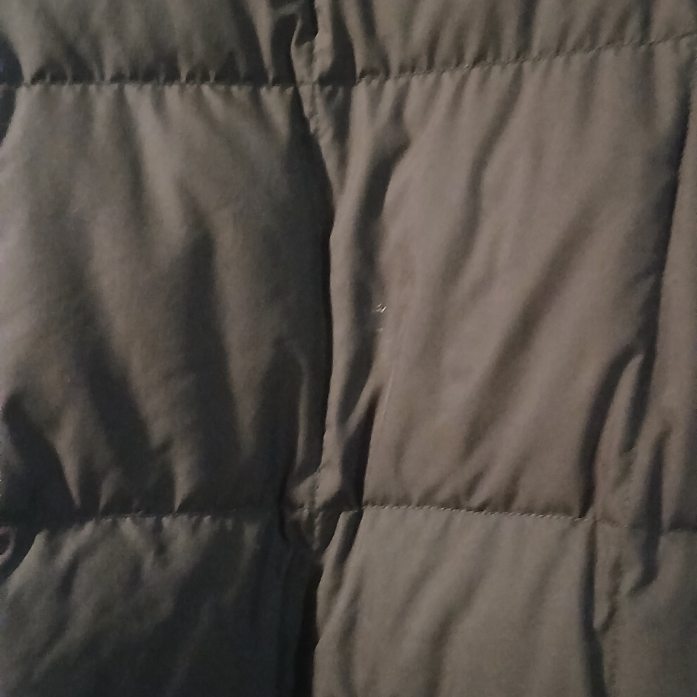 Lands' End Women's Dark Brown Quilted Puffer Down Jacket Size Large - Picture 9 of 9